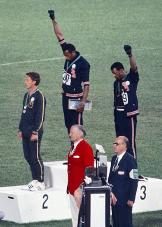 John Wesley Carlos and Tommie Smith 