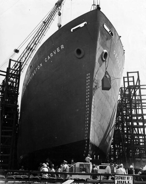 April 7 - SS George Washington Carver Launched