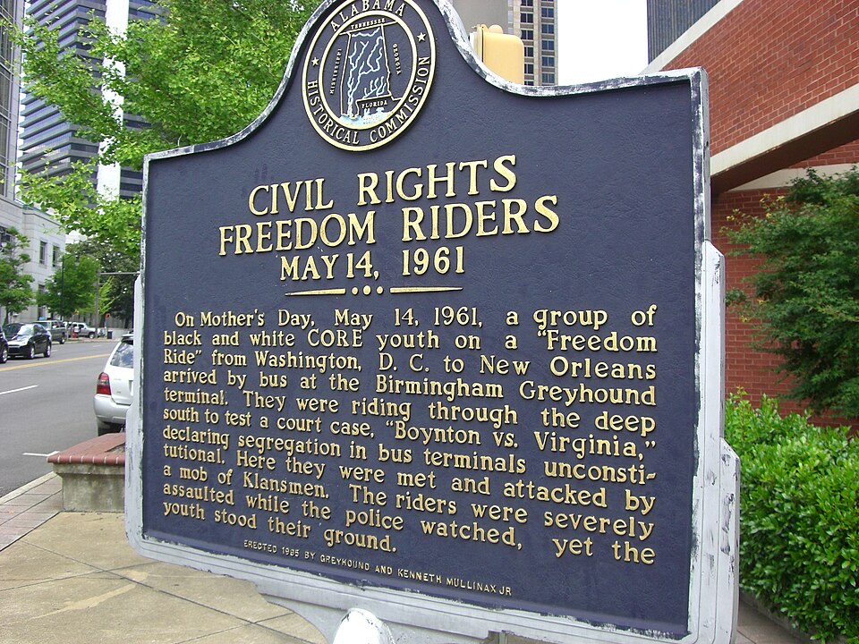 May 4 - Freedom Rider Plaque